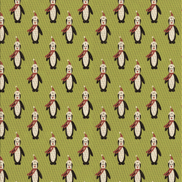 Patterned Dark Yellow Green Rug, pat712brn