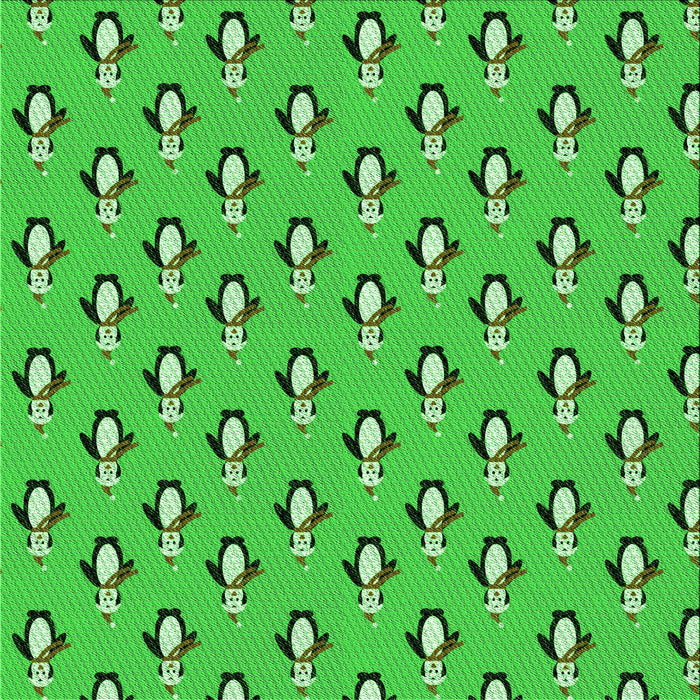 Round Machine Washable Transitional Neon Green Rug, wshpat712grn