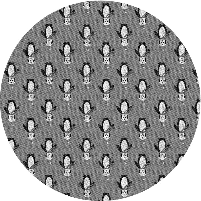 Square Patterned Gray Rug, pat712gry