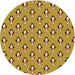 Square Machine Washable Transitional Saffron Yellow Rug in a Living Room, wshpat712org