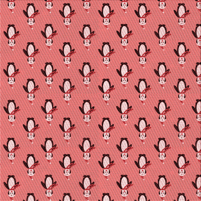 Round Patterned Red Rug, pat712rd