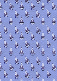 Machine Washable Transitional Sky Blue Rug, wshpat713blu