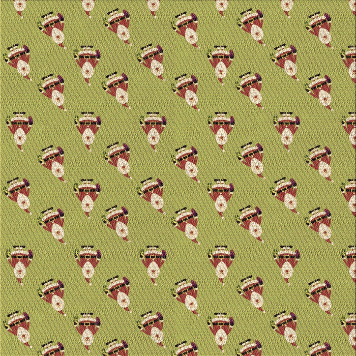 Round Machine Washable Transitional Golden Brown Yellow Rug, wshpat713brn