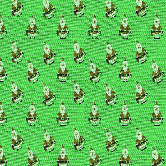 Patterned Dark Lime Green Rug, pat713grn