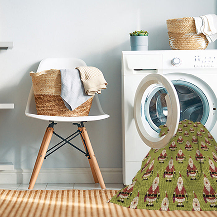 Machine Washable Transitional Metallic Gold Rug in a Washing Machine, wshpat714brn