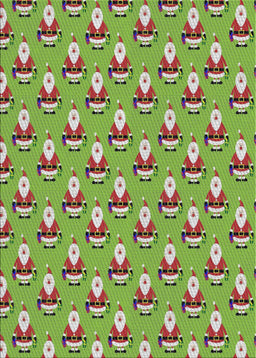 Patterned Antique Bronze Green Novelty Rug, pat714