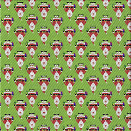 Sideview of Machine Washable Transitional Antique Bronze Green Rug, wshpat714