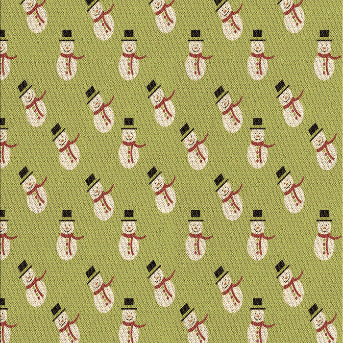 Patterned Dark Yellow Green Rug, pat715brn