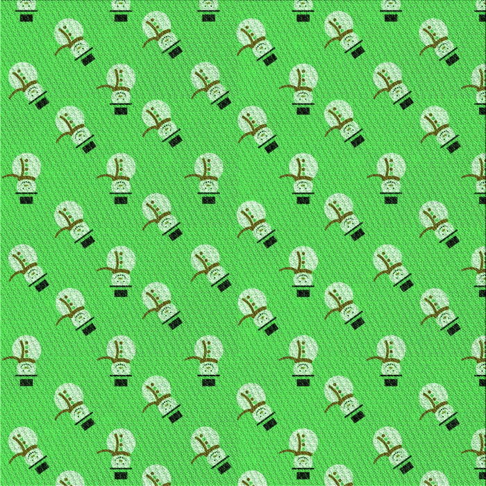 Round Machine Washable Transitional Neon Green Rug, wshpat715grn