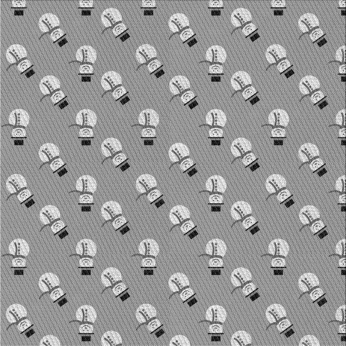 Round Machine Washable Transitional Silver Gray Rug, wshpat715gry