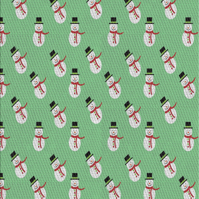 Patterned Forest Green Novelty Rug, pat715