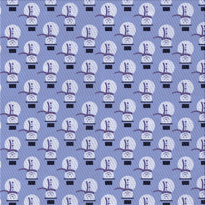 Round Machine Washable Transitional Slate Blue Rug, wshpat716blu