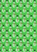 Patterned Neon Green Rug, pat716grn