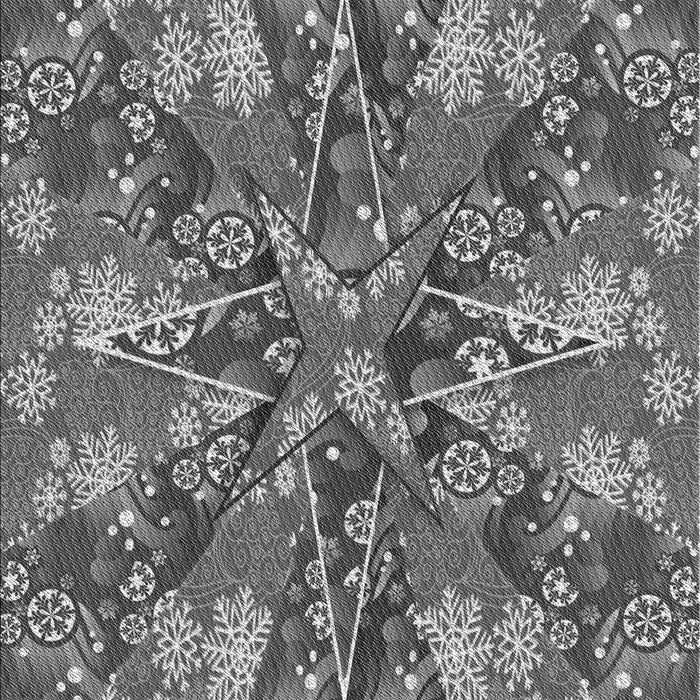 Patterned Dark Gray Rug, pat717gry