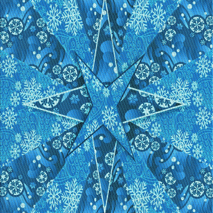 Patterned Blue Rug, pat717lblu