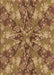 Patterned Saddle Brown Rug, pat717org