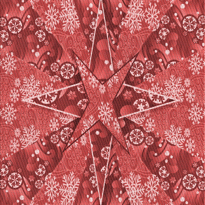 Patterned Red Rug, pat717rd