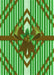 Patterned Green Rug, pat718grn