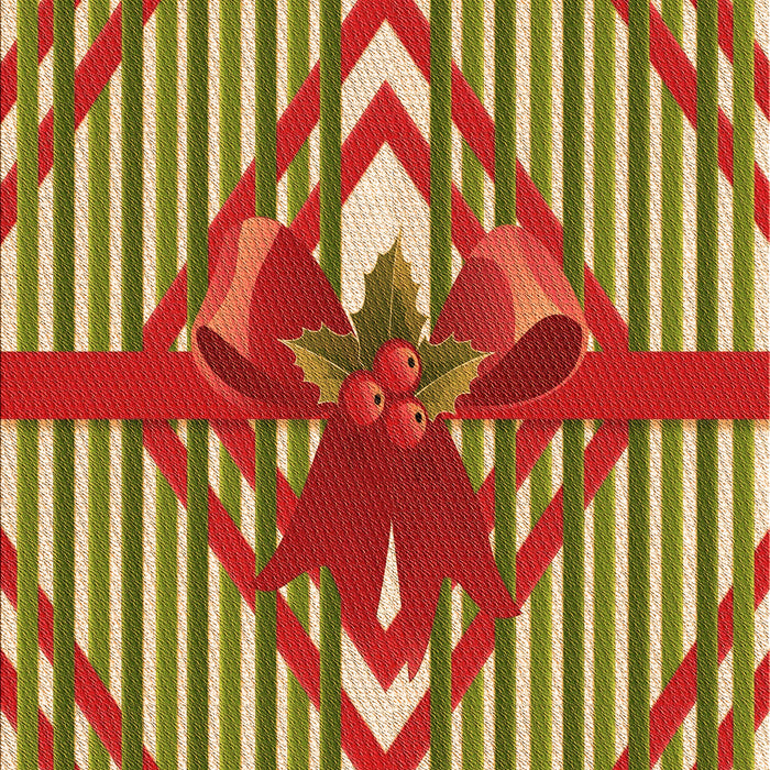 Patterned Mahogany Brown Rug, pat718org