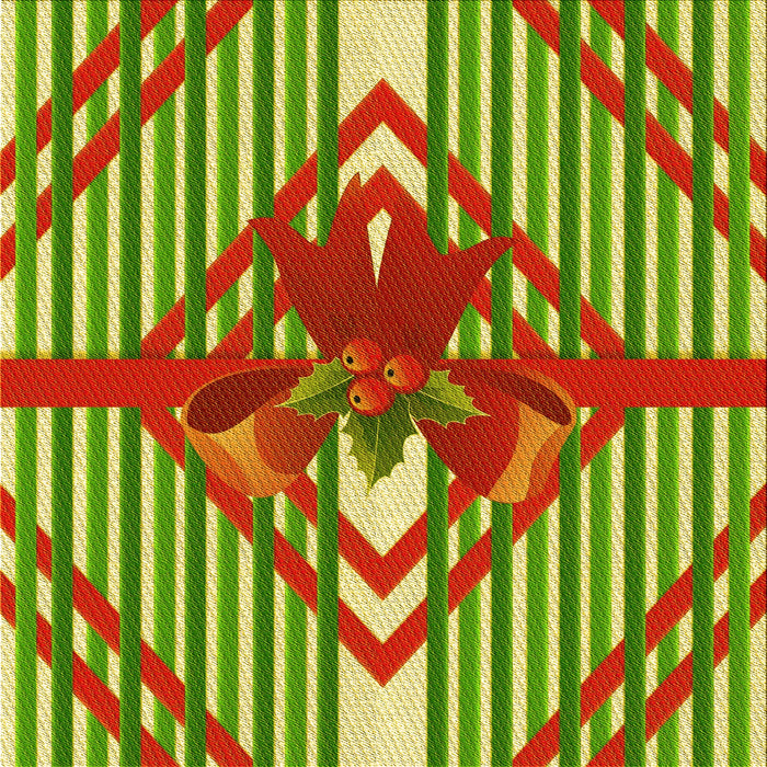 Round Patterned Yellow Green Rug, pat718yw