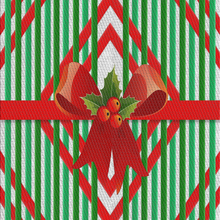 Patterned Saddle Brown Novelty Rug, pat718