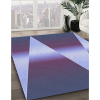 Patterned Purple Mimosa Purple Rug, pat719blu