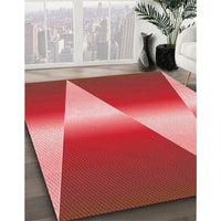 Patterned Red Rug, pat719rd