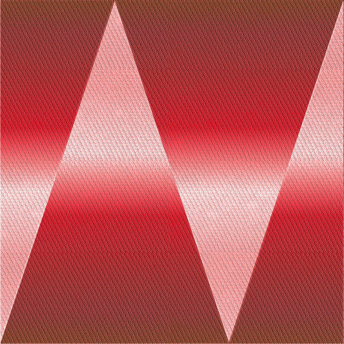 Round Patterned Red Rug, pat719rd