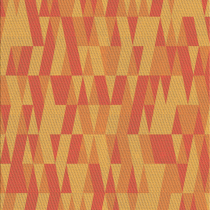 Square Patterned Orange Red Orange Rug in a Living Room, pat72org