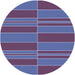 Square Patterned Purple Rug, pat720blu