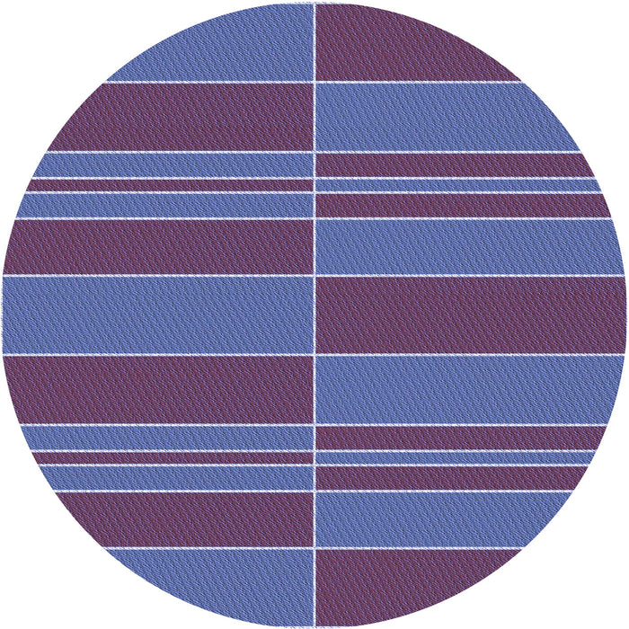 Square Machine Washable Transitional Purple Rug in a Living Room, wshpat720blu