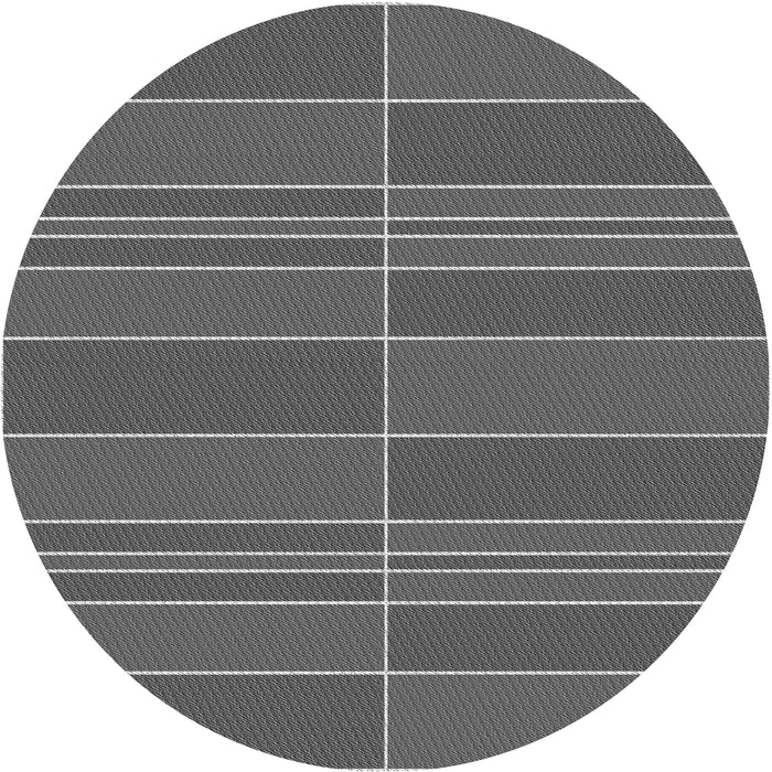 Square Patterned Gray Rug, pat720gry