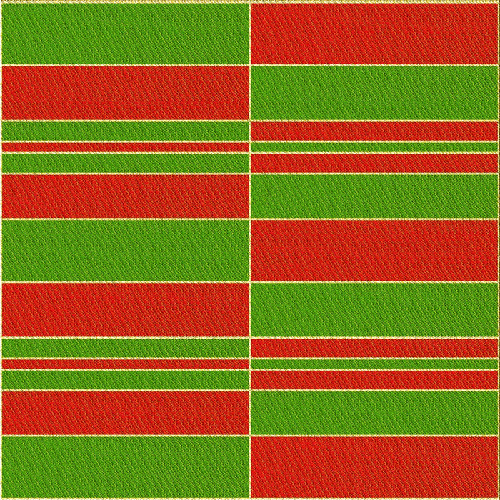 Round Patterned Neon Red Rug, pat720yw