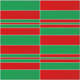 Sideview of Machine Washable Transitional Red Rug, wshpat720