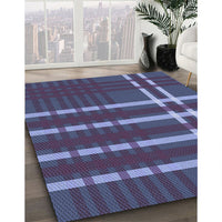 Patterned Periwinkle Purple Rug, pat721blu