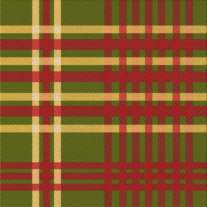 Round Patterned Dark Yellow Green Rug, pat721org