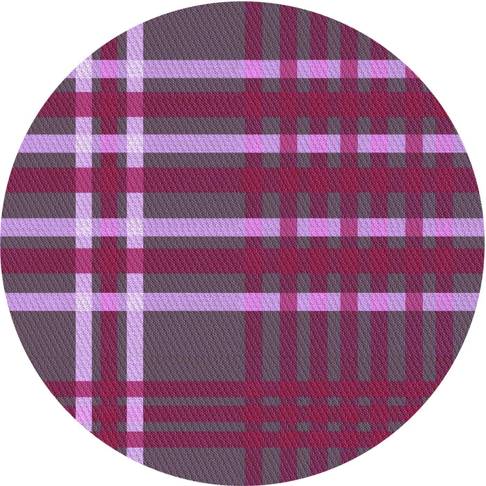 Square Machine Washable Transitional Orchid Purple Rug in a Living Room, wshpat721pur