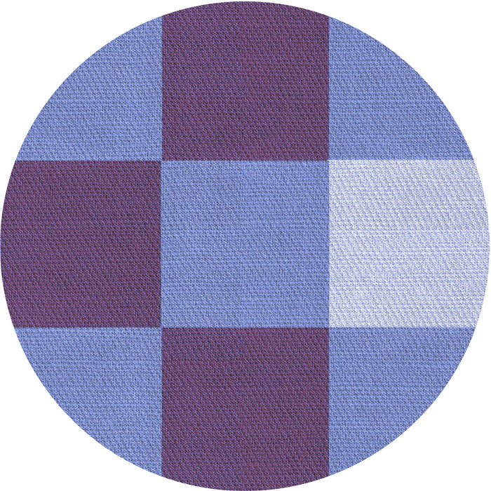 Square Patterned Sky Blue Rug, pat722blu