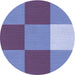 Square Patterned Sky Blue Rug, pat722blu