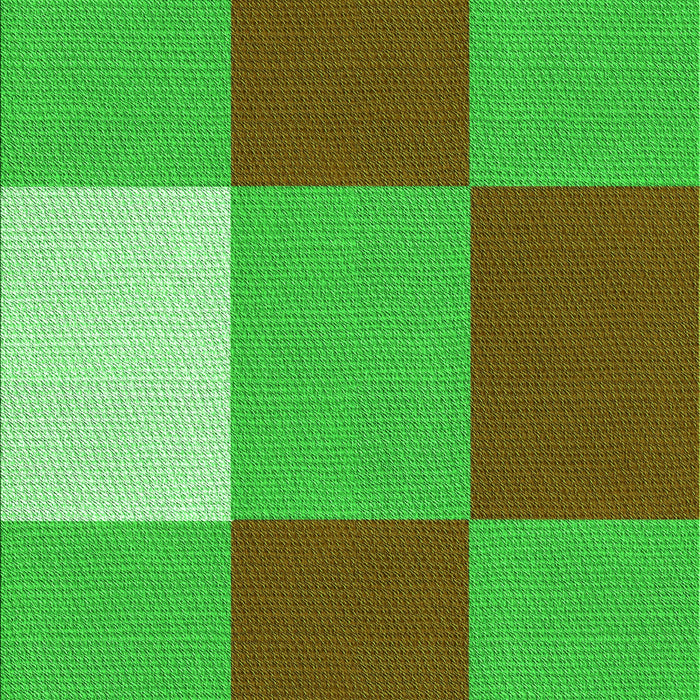 Patterned Neon Green Rug, pat722grn