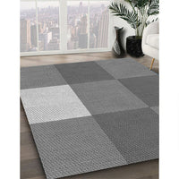 Patterned Carbon Gray Rug, pat722gry