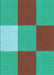 Machine Washable Transitional Dark Turquoise Green Rug, wshpat722lblu