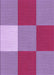 Patterned Medium Violet Red Pink Rug, pat722pur