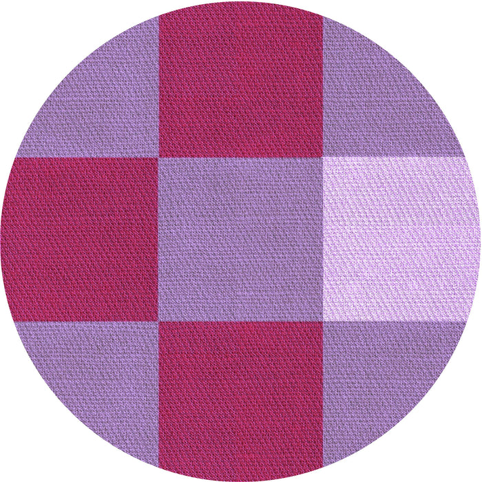 Square Machine Washable Transitional Medium Violet Red Pink Rug in a Living Room, wshpat722pur