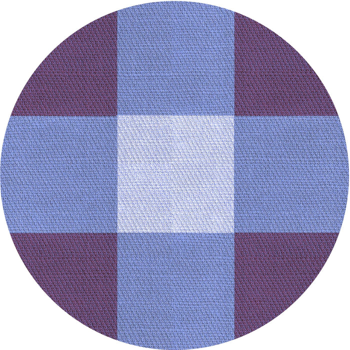 Square Patterned Sky Blue Rug, pat723blu