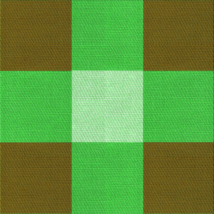 Round Patterned Oak Brown Rug, pat723grn