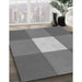 Machine Washable Transitional Grey Gray Rug in a Family Room, wshpat723gry