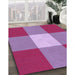 Machine Washable Transitional Orchid Purple Rug in a Family Room, wshpat723pur