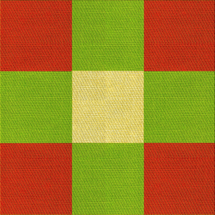 Round Patterned Pistachio Green Rug, pat723yw