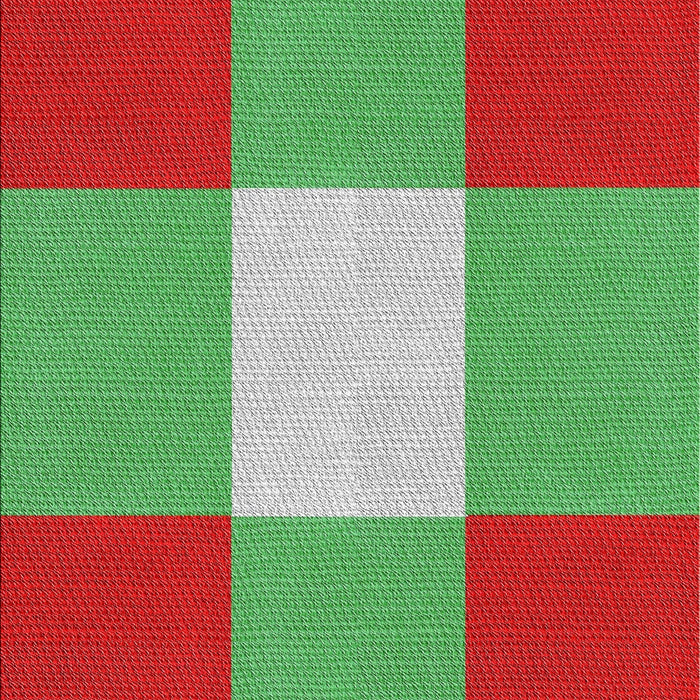 Patterned Green Novelty Rug, pat723